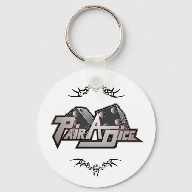 Pair A Dice Keychain tattoo (Front)