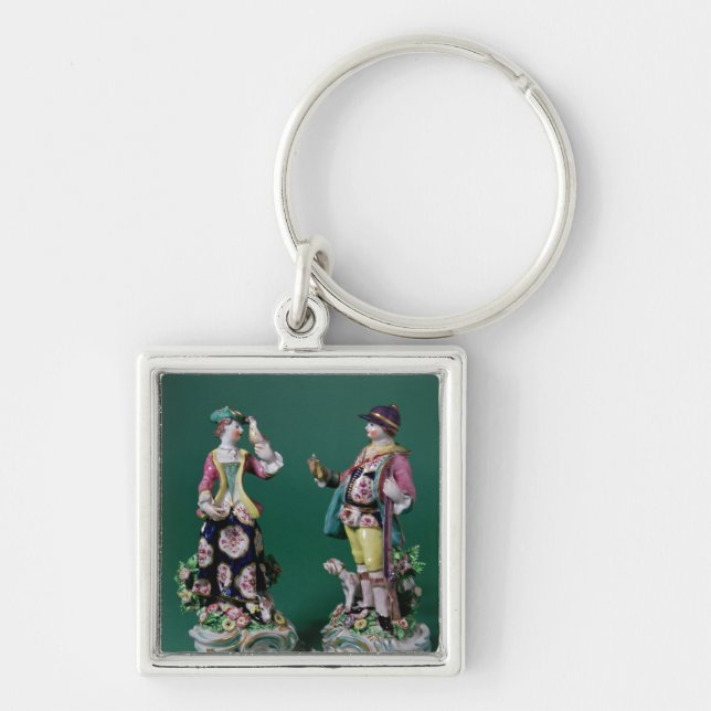 Pair of Bow figures of a Sportsman Key Ring (Front)