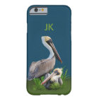 Pair of Brown Pelicans Customisable Monogram