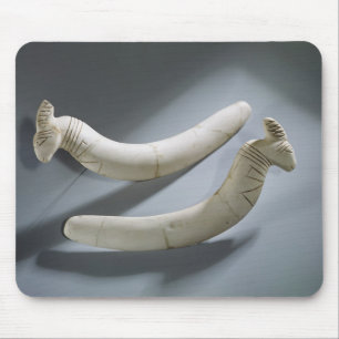 Pair of castanets, Thinite Period (hippopotamus iv Mouse Mat