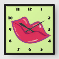 Pair of Cherry Red Lips