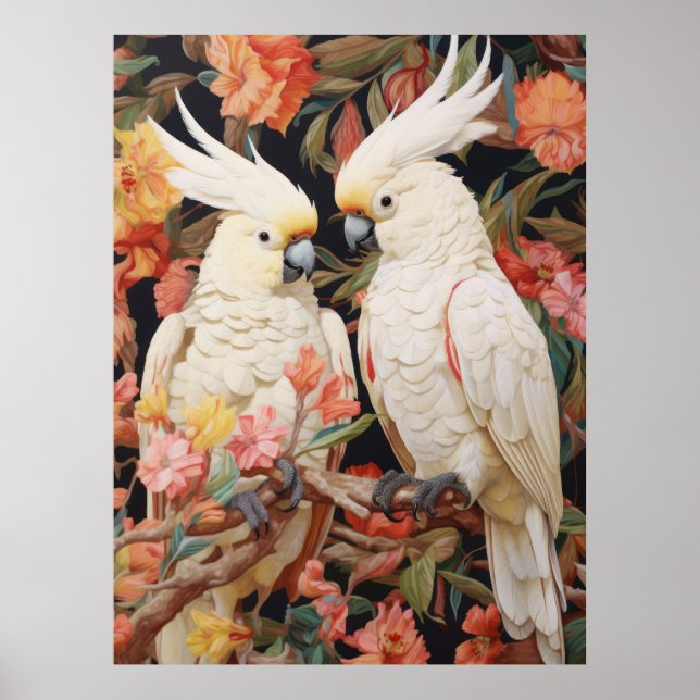 Pair of Cockatoos Poster (Front)