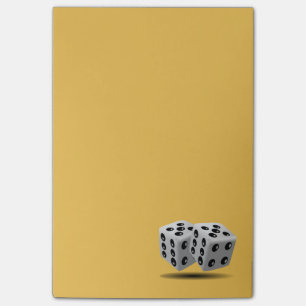 Pair of Dice Post-it Notes
