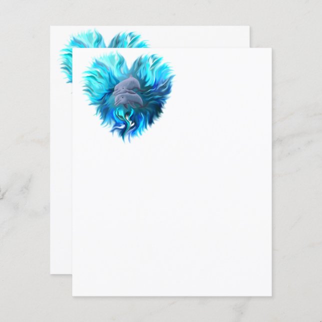 Pair of Dolphins (Front/Back)