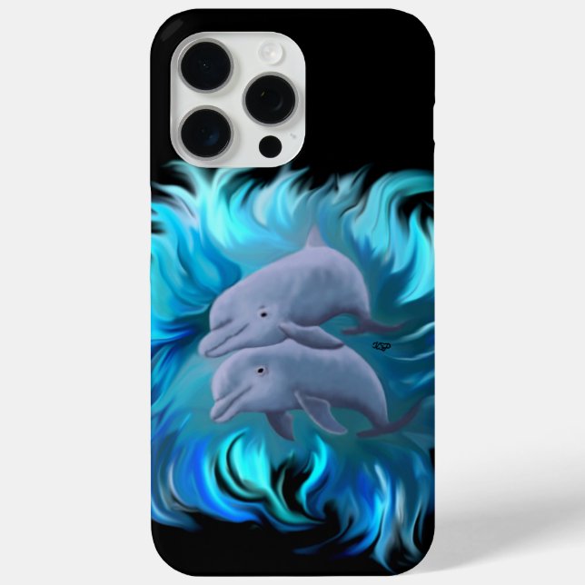 Pair of dolphins Case-Mate iPhone case (Back)