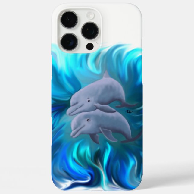 Pair of dolphins Case-Mate iPhone case (Back)