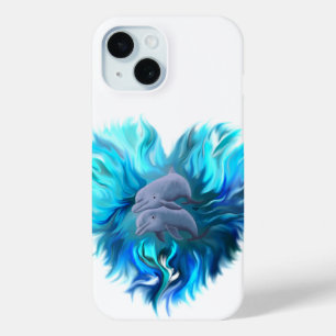 Pair of Dolphins iPhone 15 Case