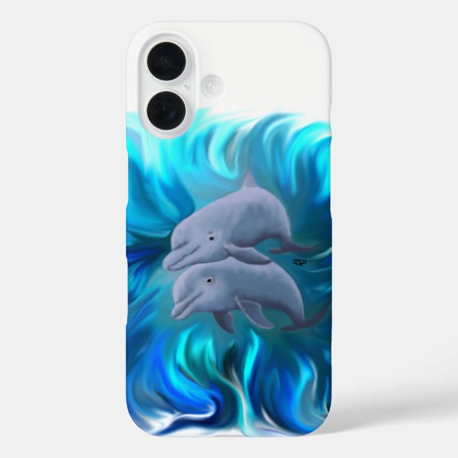 Pair of dolphins Case-Mate iPhone case (Back)