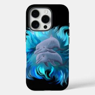 Pair of dolphins iPhone 16 pro case