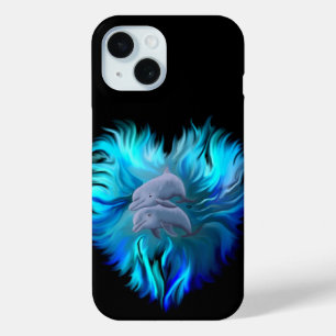Pair of Dolphins iPhone 15 Case