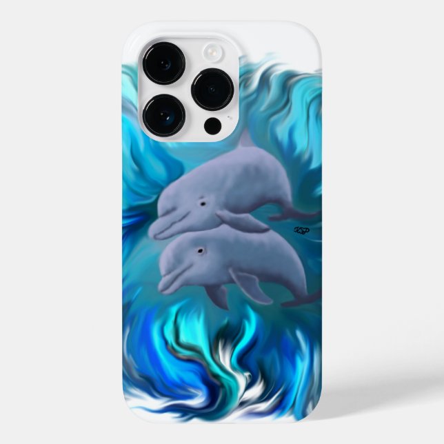 Pair of dolphins Case-Mate iPhone case (Back)