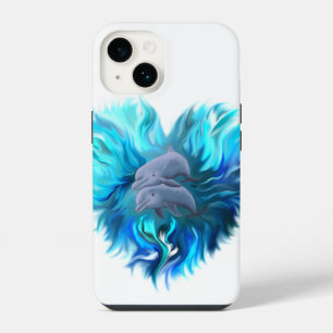 Pair of Dolphins iPhone 14 Case