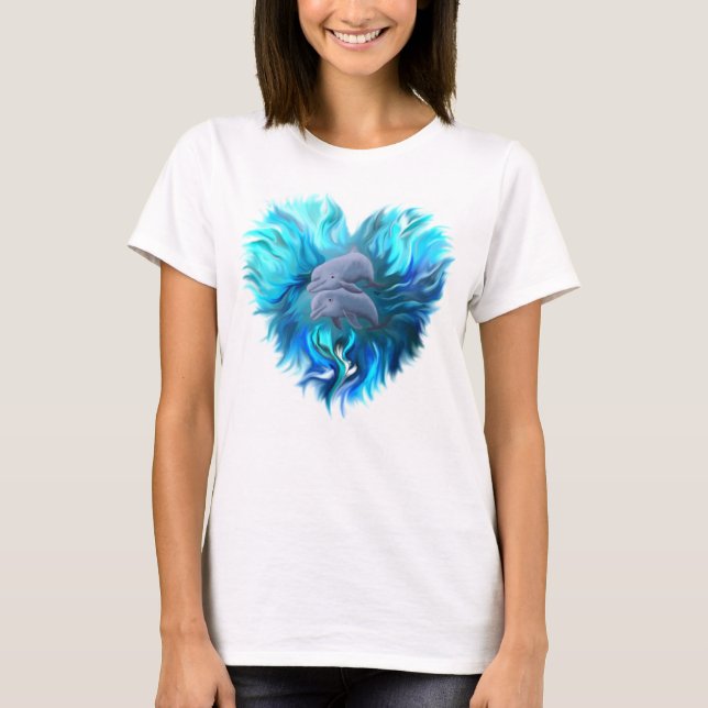 Pair of Dolphins T-Shirt (Front)