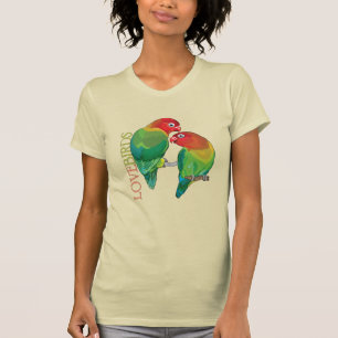 pair of fischer"s lovebirds parrots T-Shirt