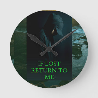 Pair of Flip Flops Round Clock