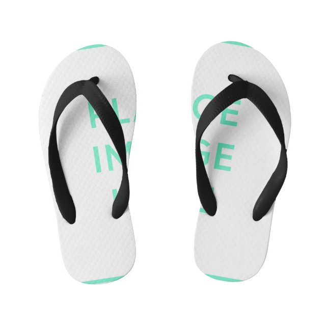 Pair of Flip Flops - Souvenir Gift Design (Footbed)