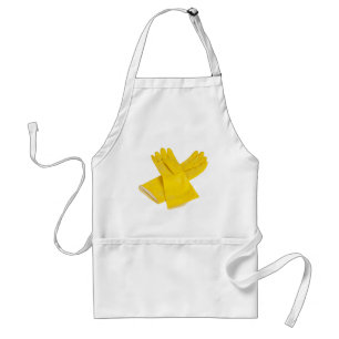 Pair of latex gloves standard apron