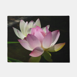 Pair of Lotus Flowers II Doormat
