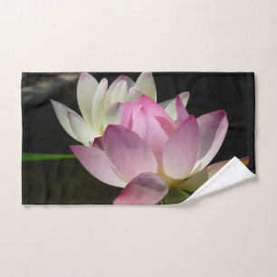 Pair of Lotus Flowers II Hand Towel