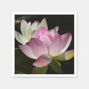 Pair of Lotus Flowers II Napkin