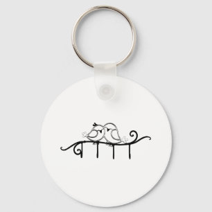 Pair of Love Birds Key Ring