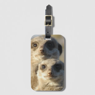 Pair of Meerkats Luggage Tag
