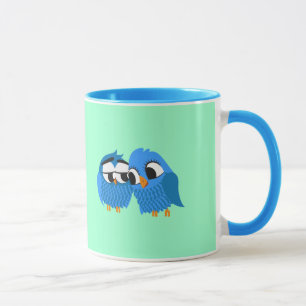 Pair of owls in Love Mug