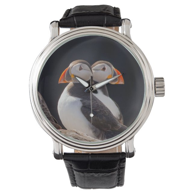 Pair of Puffins Watch (Front)