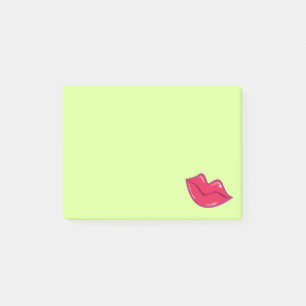 Pair of Red Lips Post-it Notes