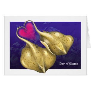 Pair of Skates Expressions of Love Card