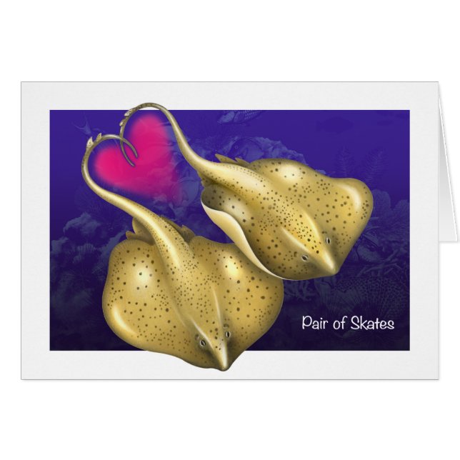 Pair of Skates Expressions of Love Card (Front Horizontal)