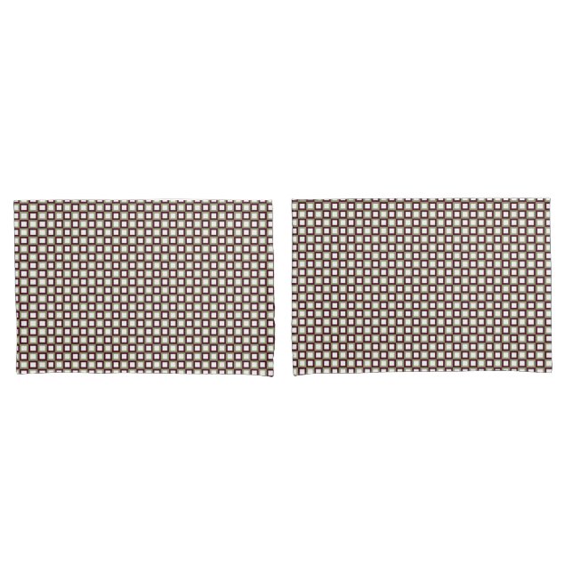 Pair of Standard Size Pillowcases/Squares Pillowcase (Front-Set)