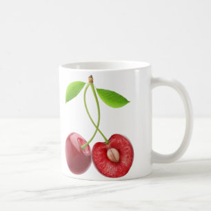 Pair of sweet cherries coffee mug
