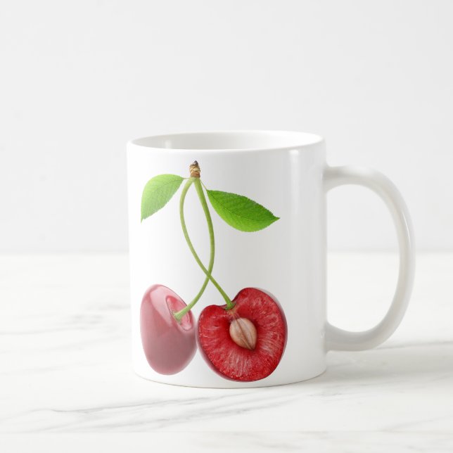 Pair of sweet cherries coffee mug (Right)