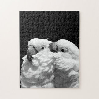 Pair of umbrella cockatoos jigsaw puzzle