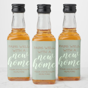 Pair Well With Custom Liquor Bottle Label