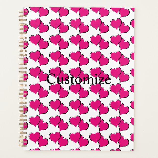 paired hearts pattern planner (Front)