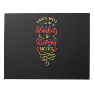 pairs well with blankets notepad