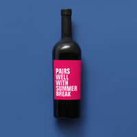 Pairs well with summer funny pink