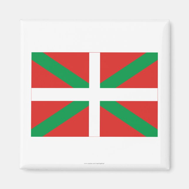 País Vasco (Euskadi) flag Magnet (Front)