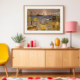 Paisaje de Playa Joaquín Torres-García Poster