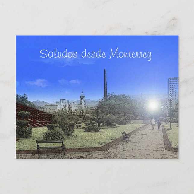 Paisaje Monterrey Postcard (Front)