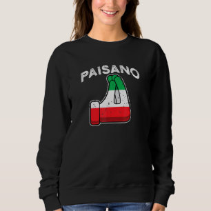 Paisano Italian Hand Gesture Dad Grandpa Nonno Pai Sweatshirt
