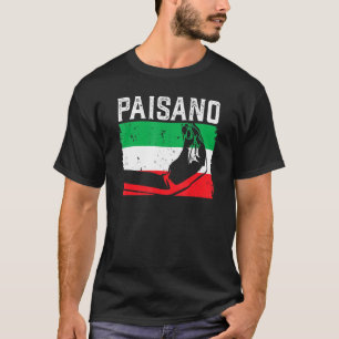 Paisano Italian Hand Gesture Dad Grandpa Nonno Pai T-Shirt