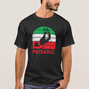 Paisano Italian Hand Gesture Dad Grandpa Nonno Pai T-Shirt