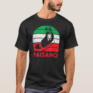 Paisano Italian Hand Gesture Dad Grandpa Nonno Pai T-Shirt