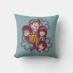 Paisely Flower Scooby-Doo and the Gang Cushion