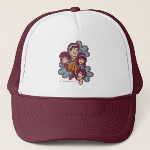 Paisely Flower Scooby-Doo and the Gang Trucker Hat