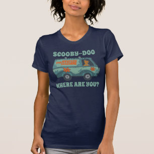 Paisely Scooby-Doo Driving Mystery Machine T-Shirt