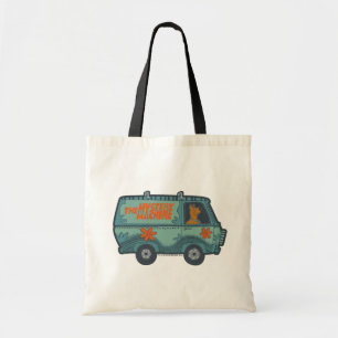 Paisely Scooby-Doo Driving Mystery Machine Tote Bag